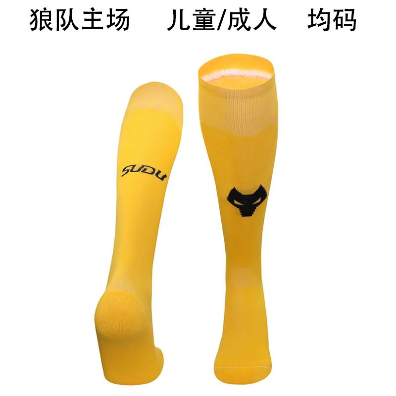 AAA(Thailand) Wolves 25/26 Home Soccer Socks