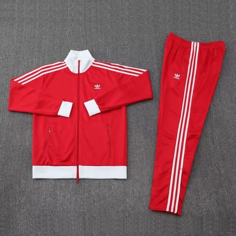 AAA(Thailand) Adidas 2025 Red Soccer Tracksuit 02