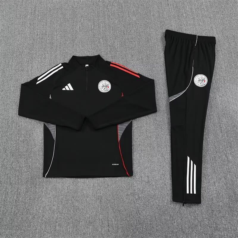 AAA(Thailand) Ajax 25/26 Black Soccer Tracksuit