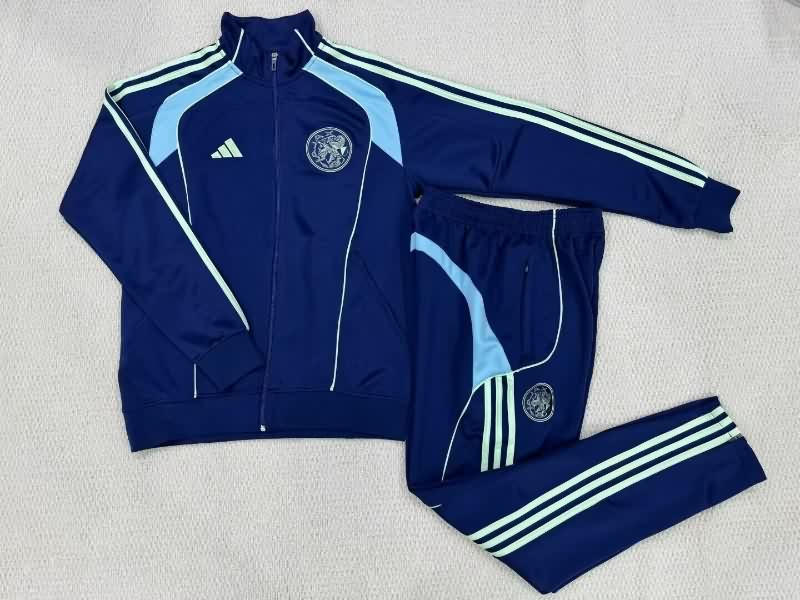 AAA(Thailand) Ajax 25/26 Dark Blue Soccer Tracksuit