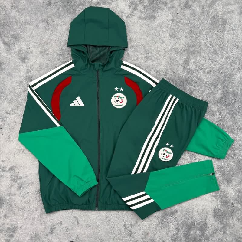 AAA(Thailand) Algeria 2026 Green Soccer Tracksuit 02