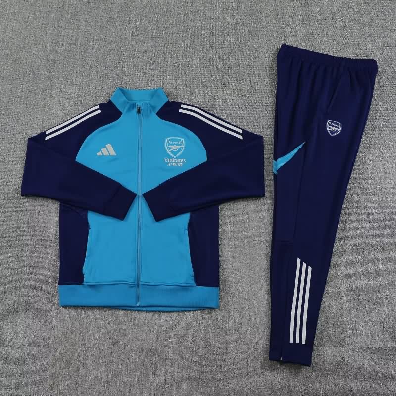 AAA(Thailand) Arsenal 25/26 Blue Soccer Tracksuit 03