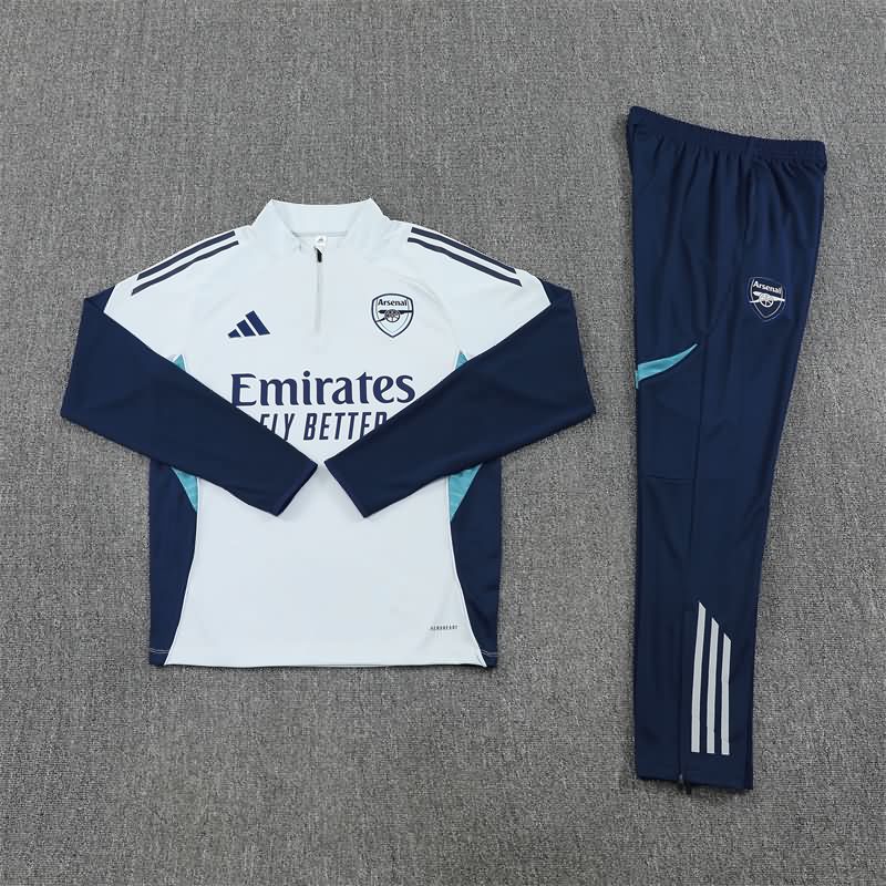 AAA(Thailand) Arsenal 25/26 Grey Soccer Tracksuit