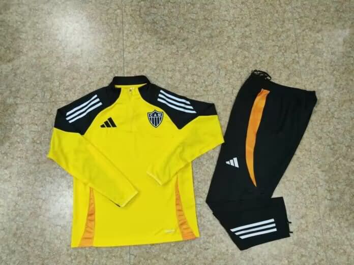AAA(Thailand) Atletico Mineiro 2025 Yellow Soccer Tracksuit