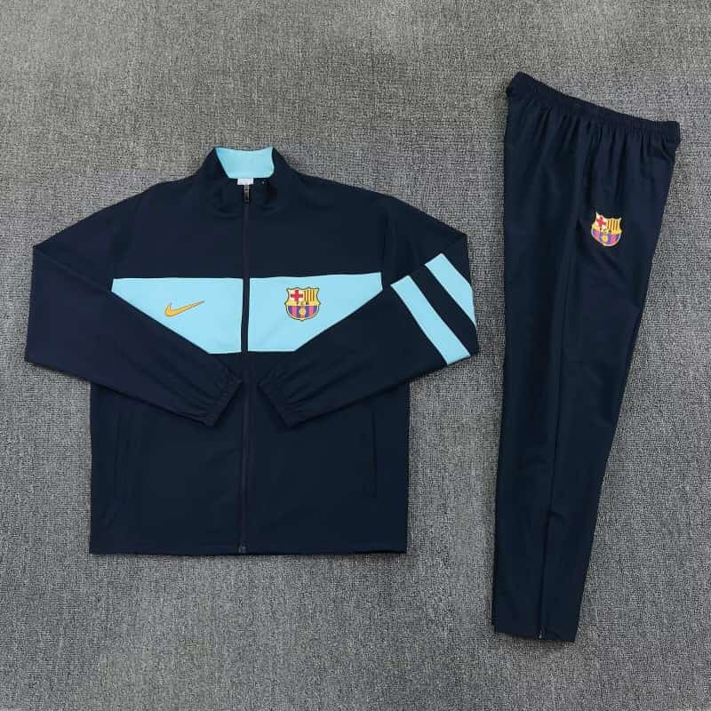 AAA(Thailand) Barcelona 25/26 Black Soccer Tracksuit 06 AAA(Thailand) Barcelona 25/26 Black Soccer Tracksuit 06