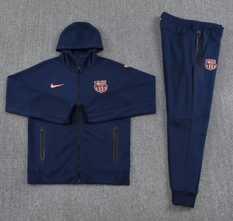 AAA(Thailand) Barcelona 25/26 Dark Blue Soccer Tracksuit 07 AAA(Thailand) Barcelona 25/26 Dark Blue Soccer Tracksuit 07