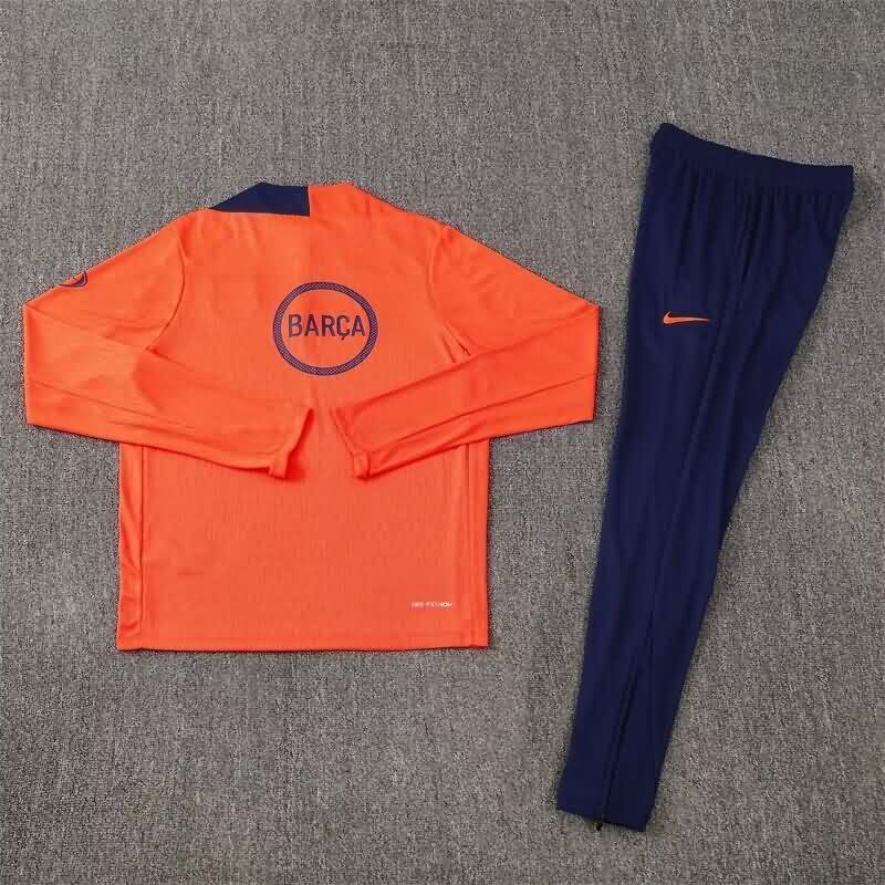 AAA(Thailand) Barcelona 25/26 Orange Soccer Tracksuit