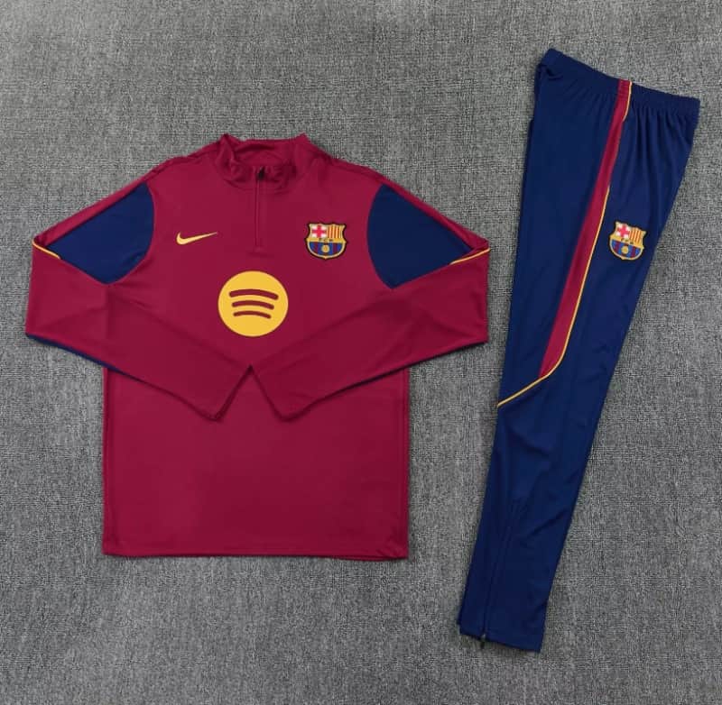 AAA(Thailand) Barcelona 25/26 Red Soccer Tracksuit AAA(Thailand) Barcelona 25/26 Red Soccer Tracksuit