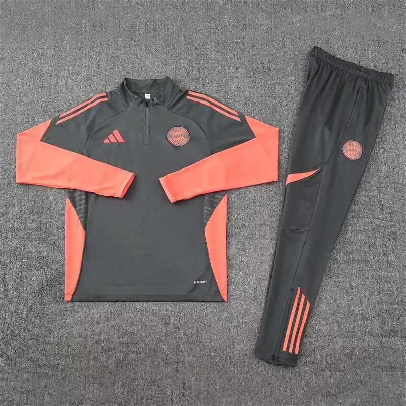 AAA(Thailand) Bayern Munich 25/26 Dark Grey Soccer Tracksuit