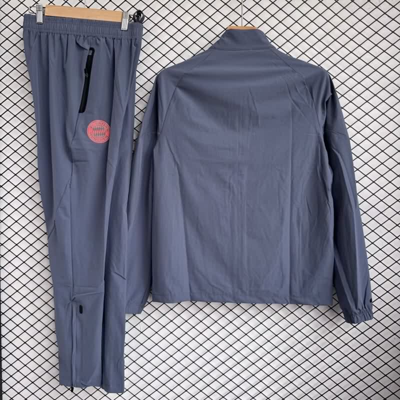 AAA(Thailand) Bayern Munich 25/26 Dark Grey Soccer Tracksuit 04