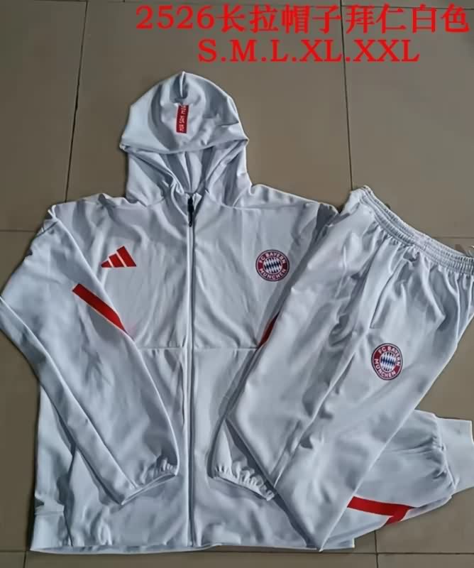 AAA(Thailand) Bayern Munich 25/26 White Soccer Tracksuit 04