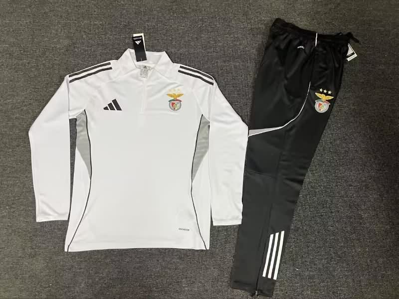 AAA(Thailand) Benfica 25/26 White Soccer Tracksuit