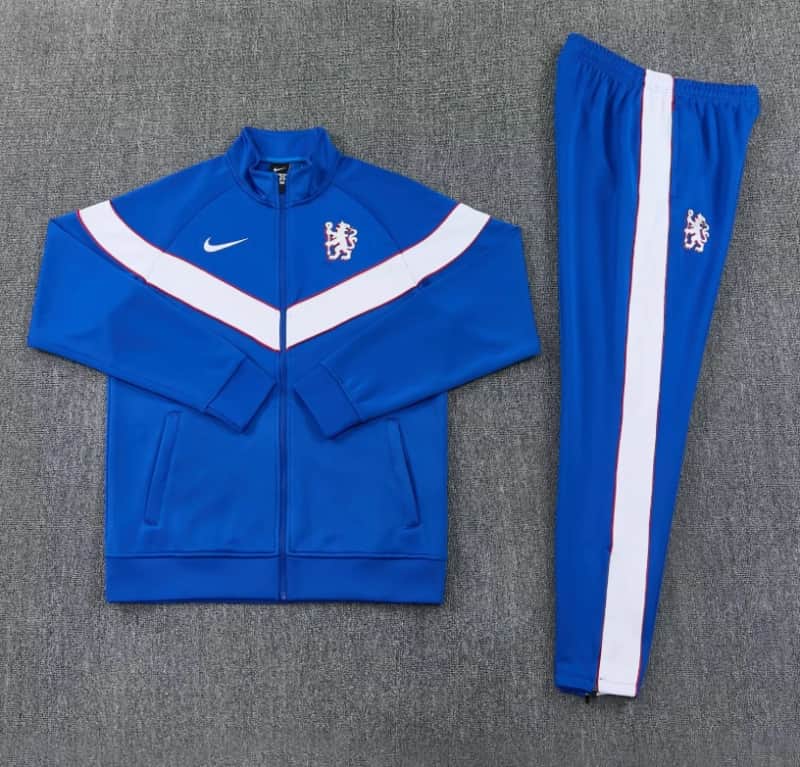 AAA(Thailand) Chelsea 25/26 Blue Soccer Tracksuit 03
