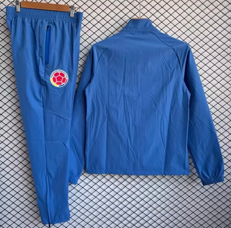 AAA(Thailand) Colombia 2026 Blue Soccer Tracksuit