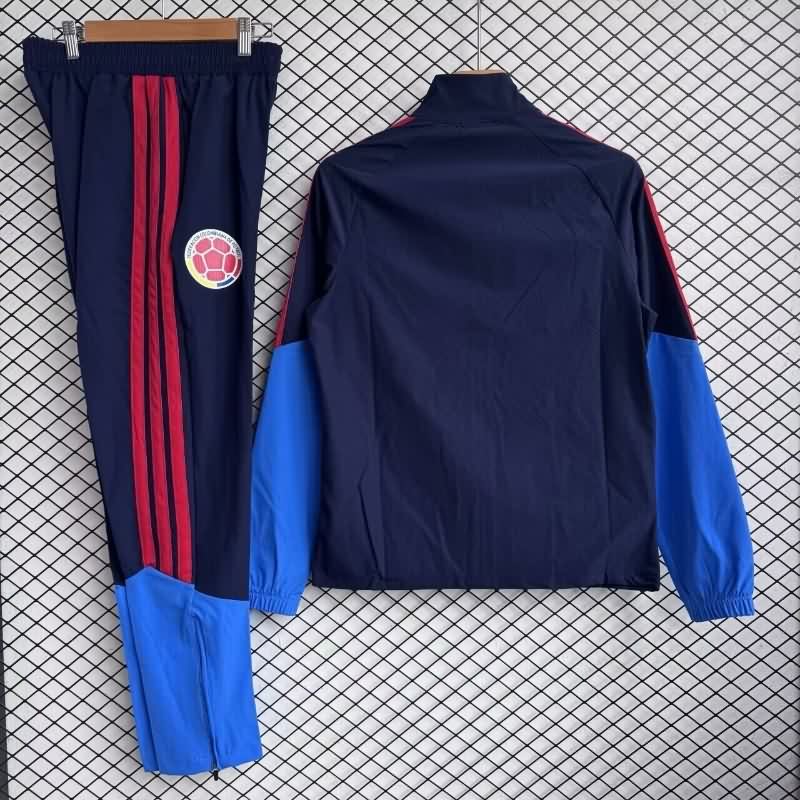 AAA(Thailand) Colombia 2026 Dark Blue Soccer Tracksuit