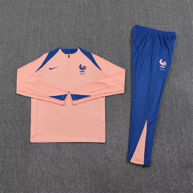 AAA(Thailand) France 2025 Pink Soccer Tracksuit