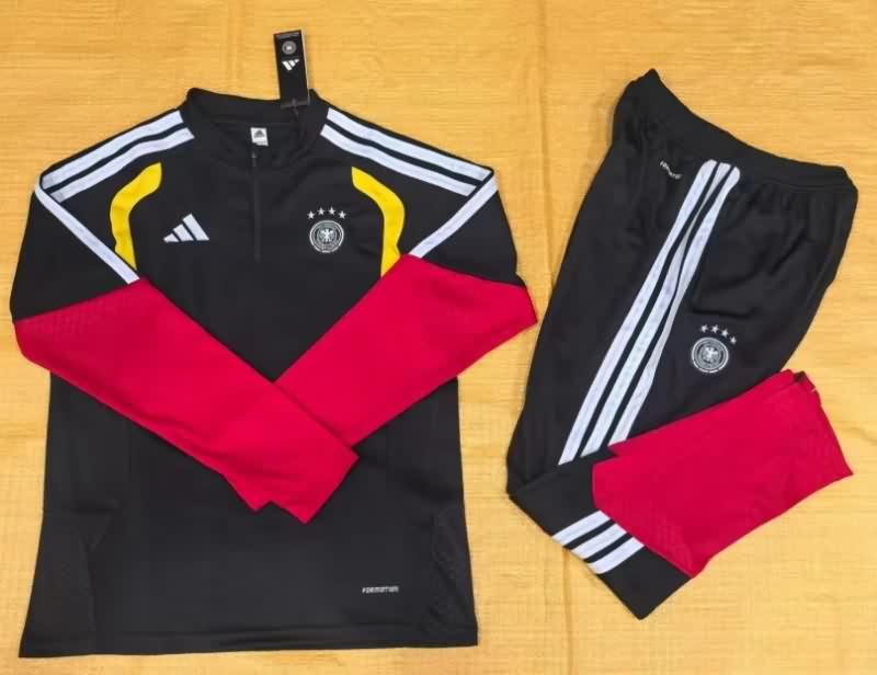 AAA(Thailand) Germany 2025 Black Soccer Tracksuit 05 AAA(Thailand) Germany 2025 Black Soccer Tracksuit 05