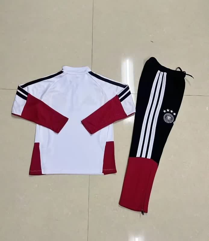 Germany 2025 Kids White Soccer Tracksuit 04