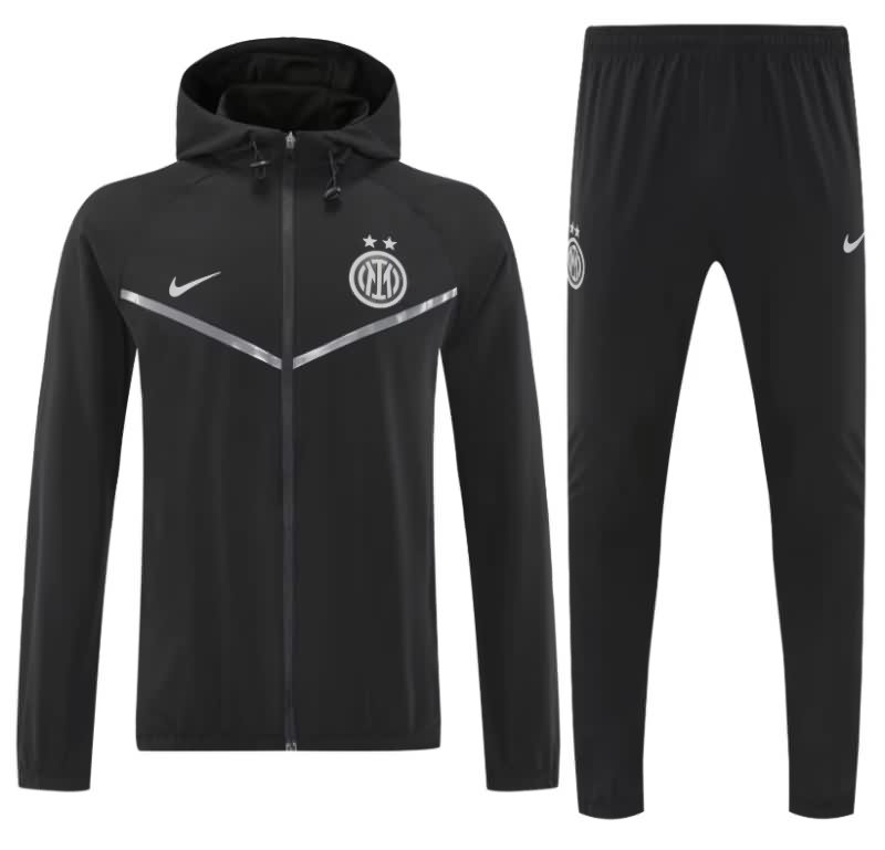 AAA(Thailand) Inter Milan 25/26 Black Soccer Tracksuit 03 AAA(Thailand) Inter Milan 25/26 Black Soccer Tracksuit 03