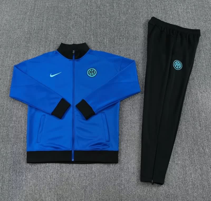 AAA(Thailand) Inter Milan 25/26 Blue Soccer Tracksuit