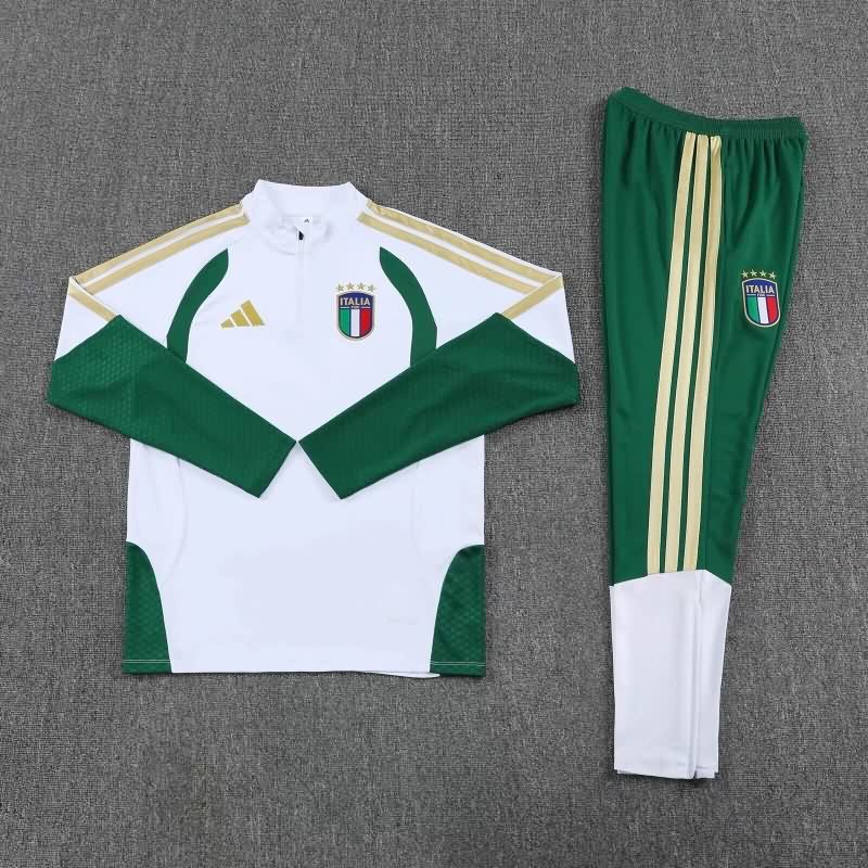 AAA(Thailand) Italy 2026 White Soccer Tracksuit