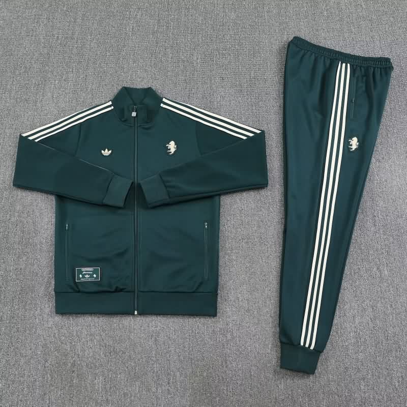 AAA(Thailand) Juventus 25/26 Green Soccer Tracksuit