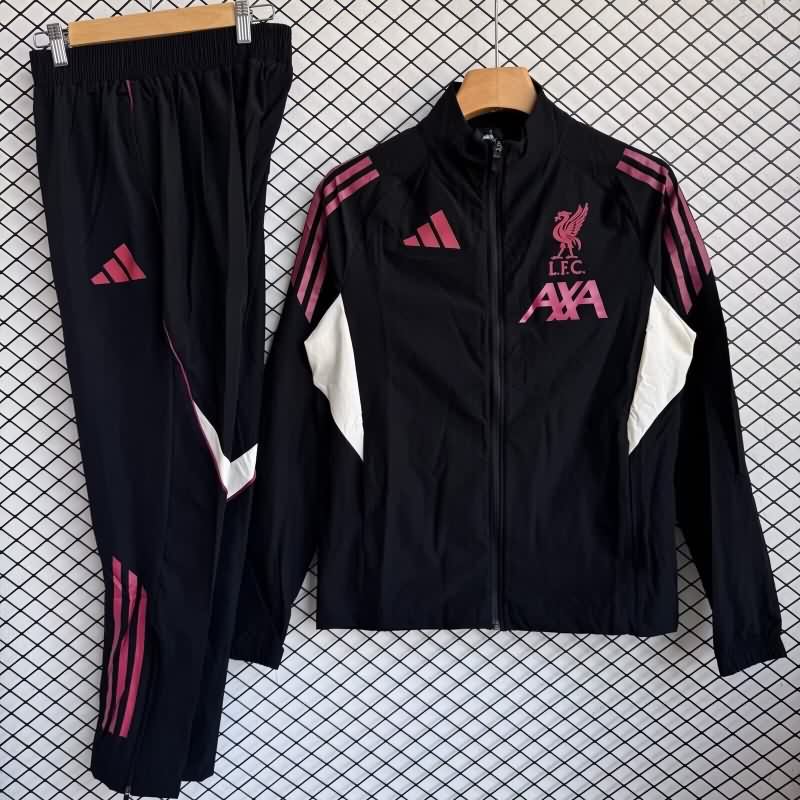 AAA(Thailand) Liverpool 25/26 Black Soccer Tracksuit 03