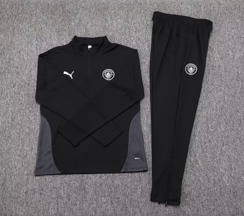AAA(Thailand) Manchester City 25/26 Black Soccer Tracksuit
