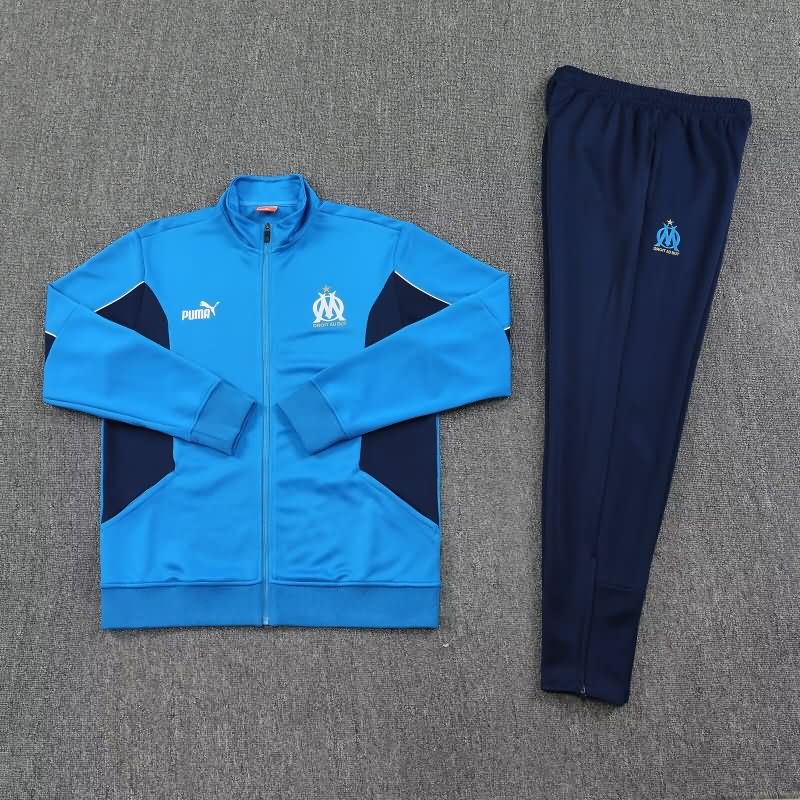 AAA(Thailand) Marseilles 25/26 Blue Soccer Tracksuit