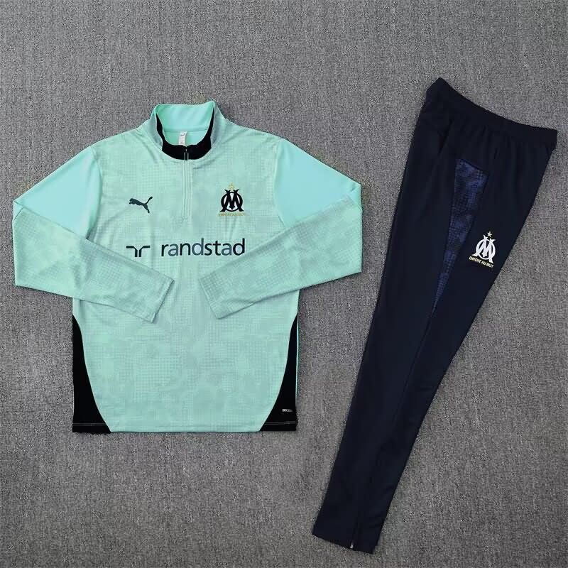 AAA(Thailand) Marseilles 25/26 Green Soccer Tracksuit