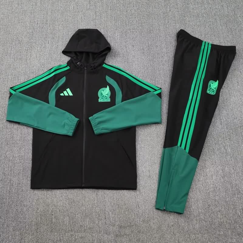 AAA(Thailand) Mexico 2026 Black Soccer Tracksuit