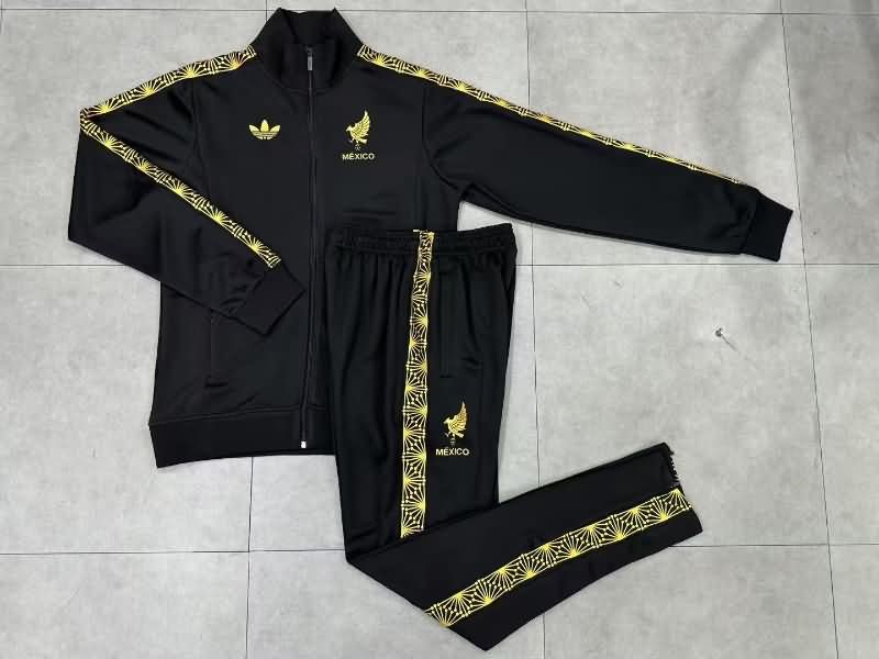 AAA(Thailand) Mexico 2025 Black Soccer Tracksuit