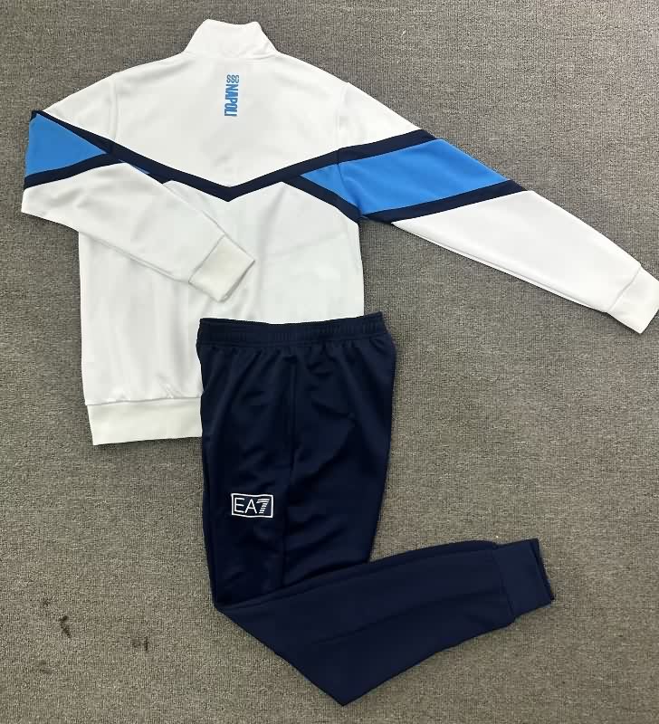 AAA(Thailand) Napoli 25/26 White Soccer Tracksuit