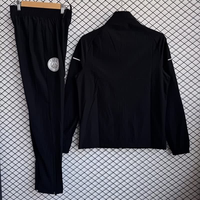 AAA(Thailand) Paris St Germain 25/26 Black Soccer Tracksuit 09