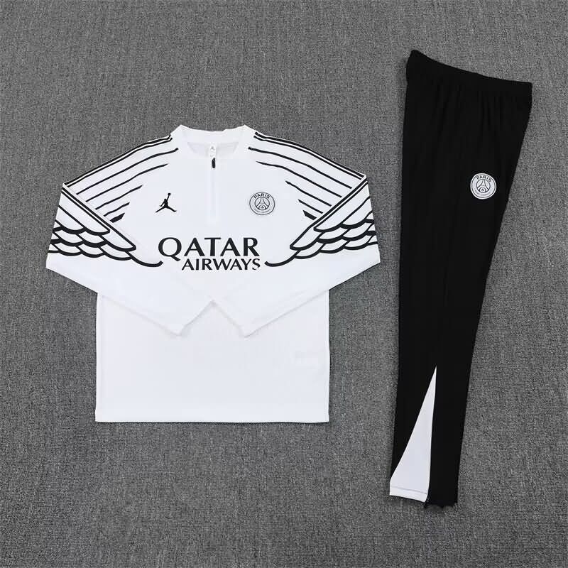 AAA(Thailand) Paris St Germain 25/26 White Soccer Tracksuit