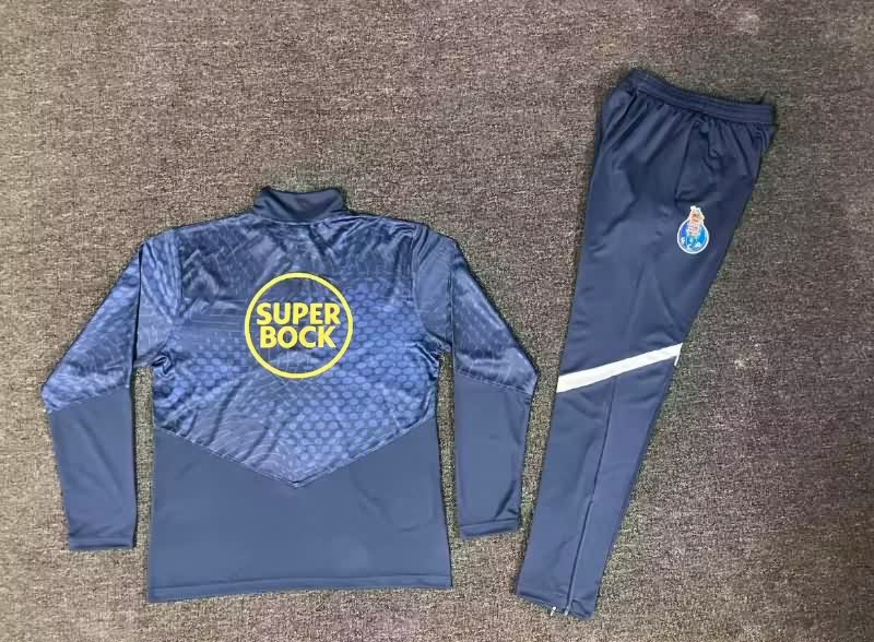 AAA(Thailand) Porto 25/26 Dark Blue Soccer Tracksuit