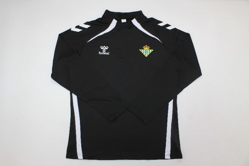 AAA(Thailand) Real Betis 25/26 Black Soccer Tracksuit
