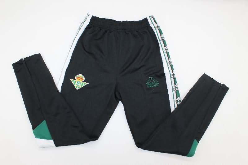 AAA(Thailand) Real Betis 25/26 Black White Soccer Tracksuit