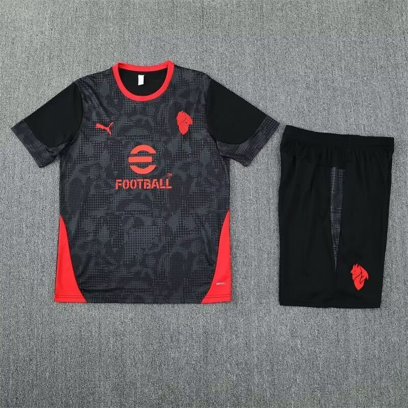 AAA(Thailand) AC Milan 25/26 Black Soccer Training Sets