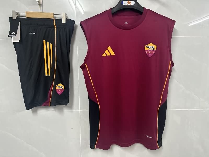 AAA(Thailand) AS Roma 25/26 Red Soccer Training Sets 02