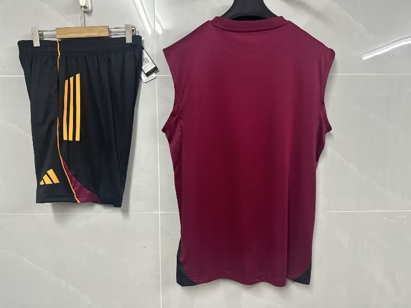 AAA(Thailand) AS Roma 25/26 Red Soccer Training Sets 02