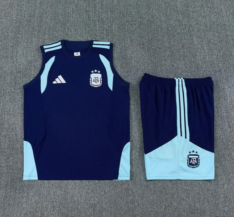 AAA(Thailand) Argentina 2026 Dark Blue Soccer Training Sets