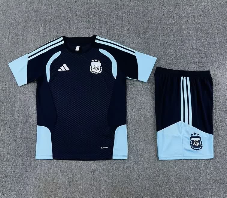 AAA(Thailand) Argentina 2026 Dark Blue Soccer Training Sets 02
