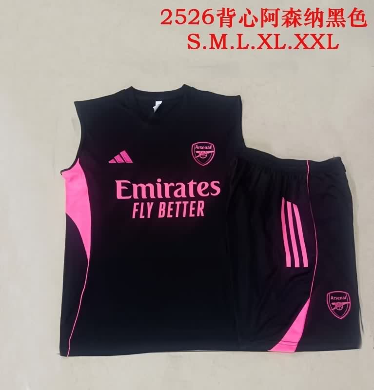 AAA(Thailand) Arsenal 25/26 Black Soccer Training Sets