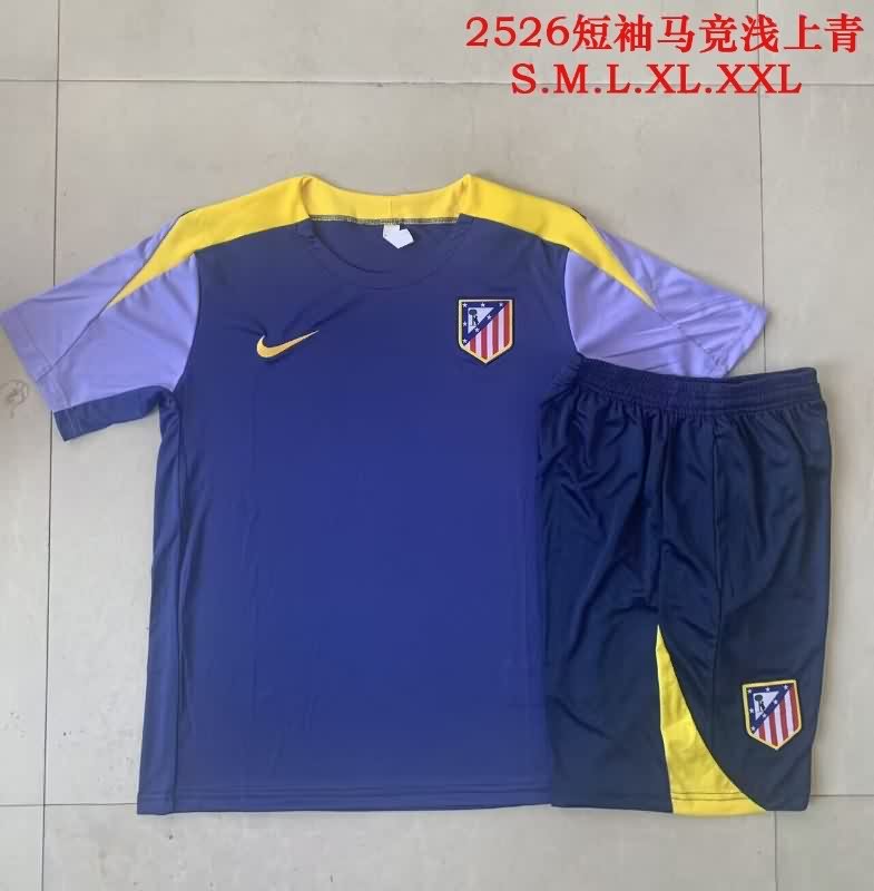 AAA(Thailand) Atletico Madrid 25/26 Dark Blue Soccer Training Sets
