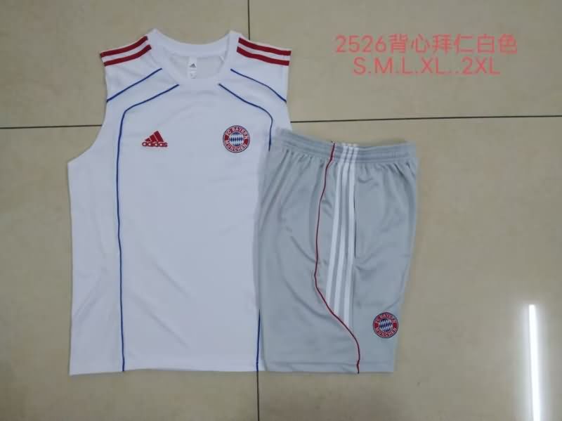 AAA(Thailand) Bayern Munich 25/26 White Soccer Training Sets 04