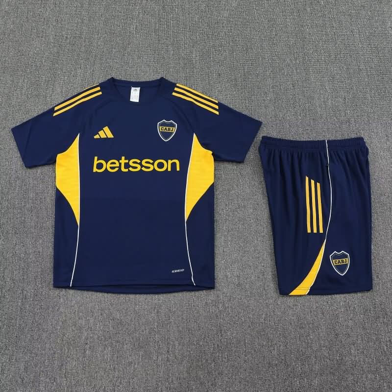 AAA(Thailand) Boca Juniors 25/26 Dark Blue Soccer Training Sets 02