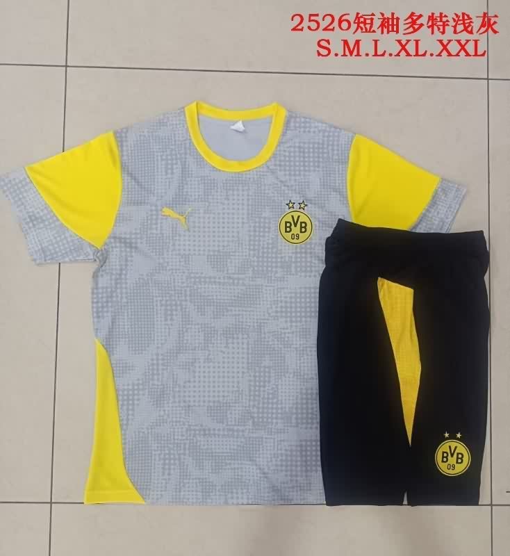 AAA(Thailand) Dortmund 25/26 Grey Soccer Training Sets