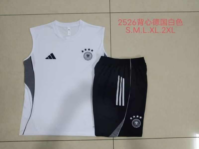 AAA(Thailand) Germany 2025 White Soccer Training Sets 02