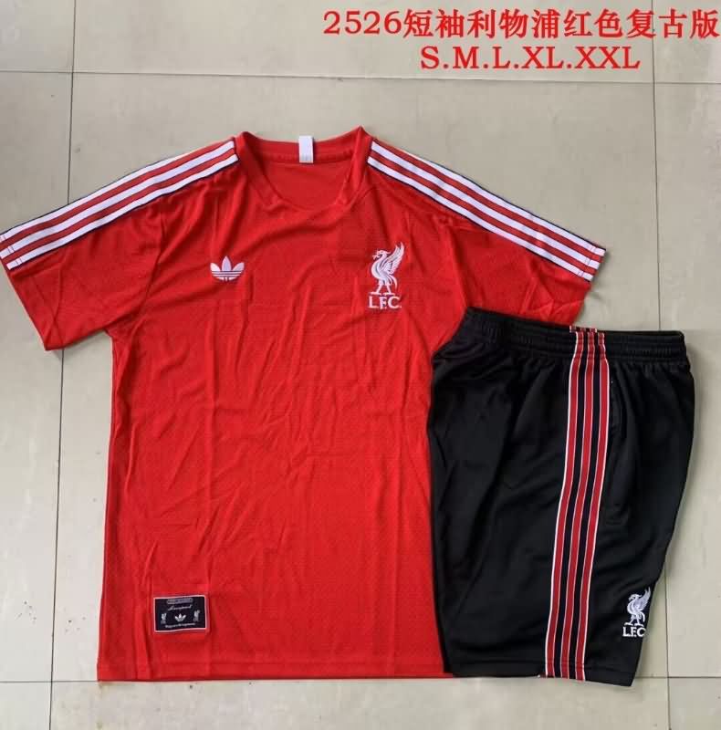 AAA(Thailand) Liverpool 25/26 Red Soccer Training Sets